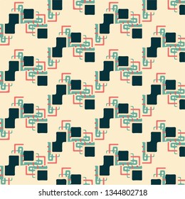 Simple vector illustration. Abstract geometric background pattern