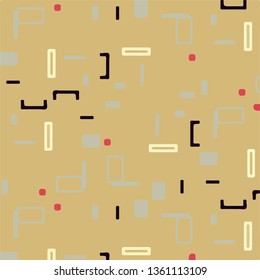 Simple vector illustration. Abstract geometric background pattern