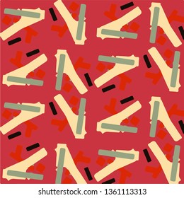 Simple vector illustration. Abstract geometric background pattern