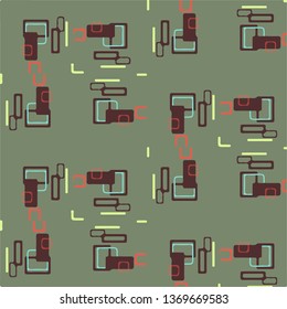 Simple vector illustration. Abstract geometric background pattern