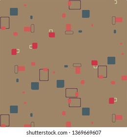 Simple vector illustration. Abstract geometric background pattern