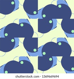 Simple vector illustration. Abstract geometric background pattern