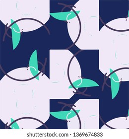 Simple vector illustration. Abstract geometric background pattern