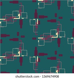 Simple vector illustration. Abstract geometric background pattern