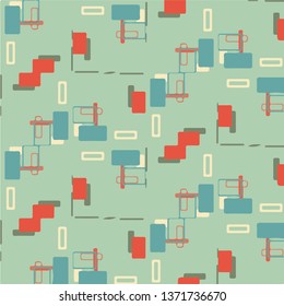 Simple vector illustration. Abstract geometric background pattern