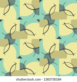 Simple vector illustration. Abstract geometric background pattern
