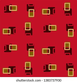 Simple vector illustration. Abstract geometric background pattern