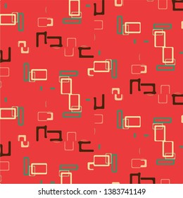 Simple vector illustration. Abstract geometric background pattern