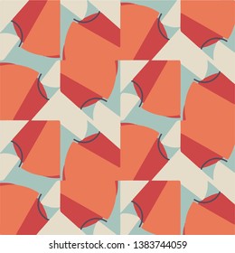 Simple vector illustration. Abstract geometric background pattern