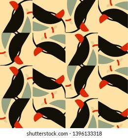Simple vector illustration. Abstract geometric background pattern