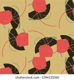 Simple vector illustration. Abstract geometric background pattern