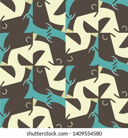 Simple vector illustration. Abstract geometric background pattern