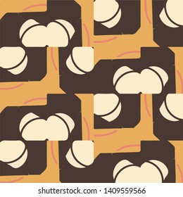 Simple vector illustration. Abstract geometric background pattern