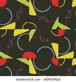 Simple vector illustration. Abstract geometric background pattern