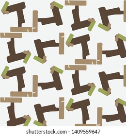 Simple vector illustration. Abstract geometric background pattern