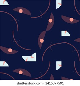 Simple vector illustration. Abstract geometric background pattern