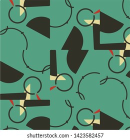 Simple vector illustration. Abstract geometric background pattern