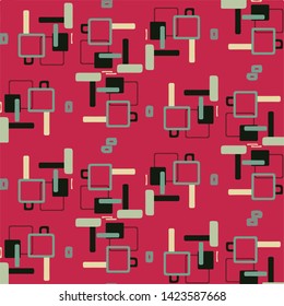 Simple vector illustration. Abstract geometric background pattern