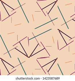 Simple vector illustration. Abstract geometric background pattern