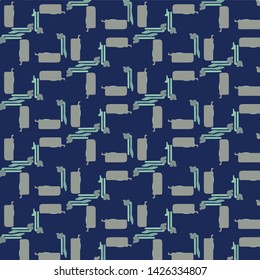 Simple vector illustration. Abstract geometric background pattern