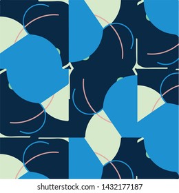 Simple vector illustration. Abstract geometric background pattern