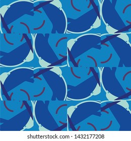 Simple vector illustration. Abstract geometric background pattern