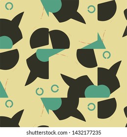 Simple vector illustration. Abstract geometric background pattern