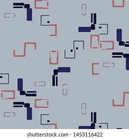 Simple vector illustration. Abstract geometric background pattern