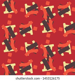 Simple vector illustration. Abstract geometric background pattern