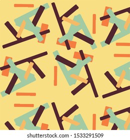 Simple vector illustration. Abstract geometric background pattern