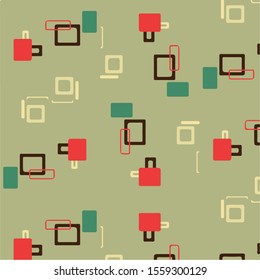Simple vector illustration. Abstract geometric background pattern