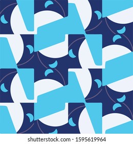 Simple vector illustration. Abstract geometric background pattern