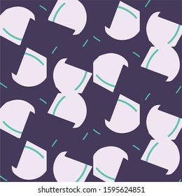 Simple vector illustration. Abstract geometric background pattern