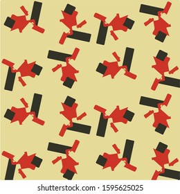 Simple vector illustration. Abstract geometric background pattern