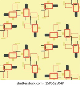 Simple vector illustration. Abstract geometric background pattern