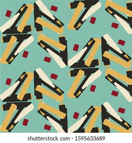 Simple vector illustration. Abstract geometric background pattern