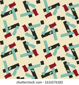 Simple vector illustration. Abstract geometric background pattern