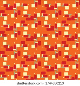 Ilustración vectorial simple. Patrón de fondo geométrico abstracto