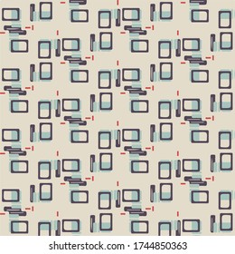 Simple vector illustration. Abstract geometric background pattern