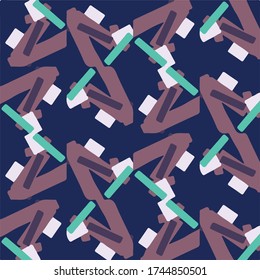 Ilustración vectorial simple. Patrón de fondo geométrico abstracto