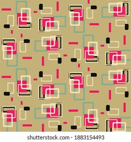 Simple vector illustration. Abstract geometric background pattern