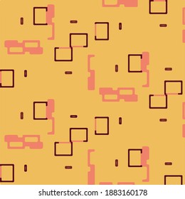 Einfache Vektorgrafik. Abstraktes geometrisches Hintergrundmuster