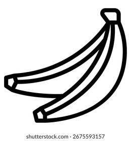 Simple vector illustration of a bunch of bananas.