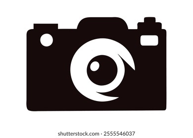 Simple vector illustration of a camera.