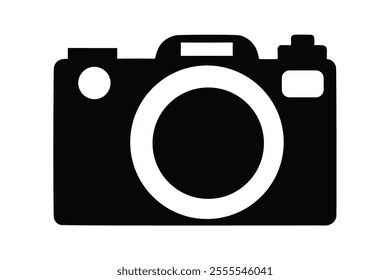 Simple vector illustration of a camera.