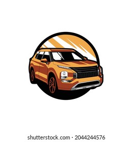 Simple vector illustration of car, eps10