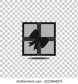 simple vector illustration of christmas gift