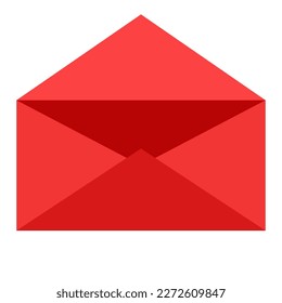 simple vector illustration colorful  envelope