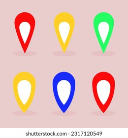 simple vector illustration colorful points