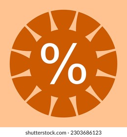 simple vector illustration of coupons